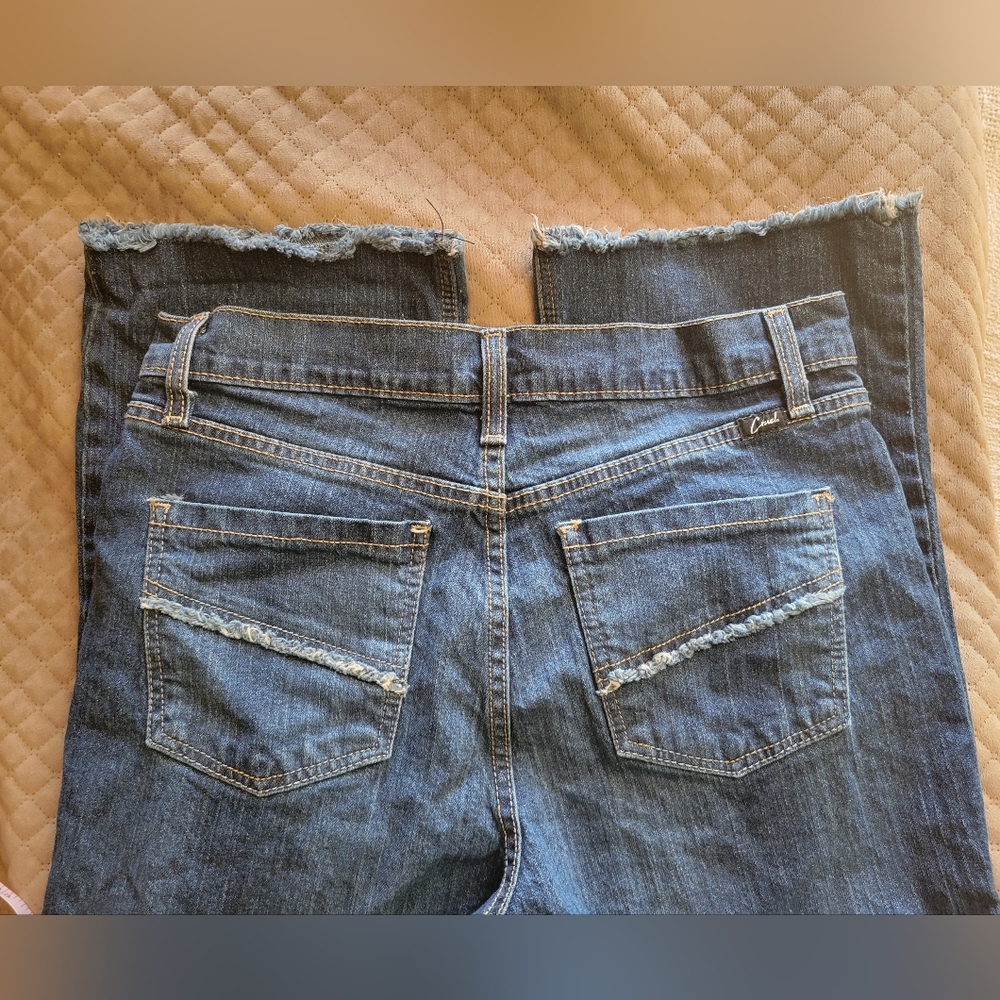 Women's Cruel Girl Boot Cut Jeans Skylar Dark Stonewash 31/11R Sky-High‎ Rise